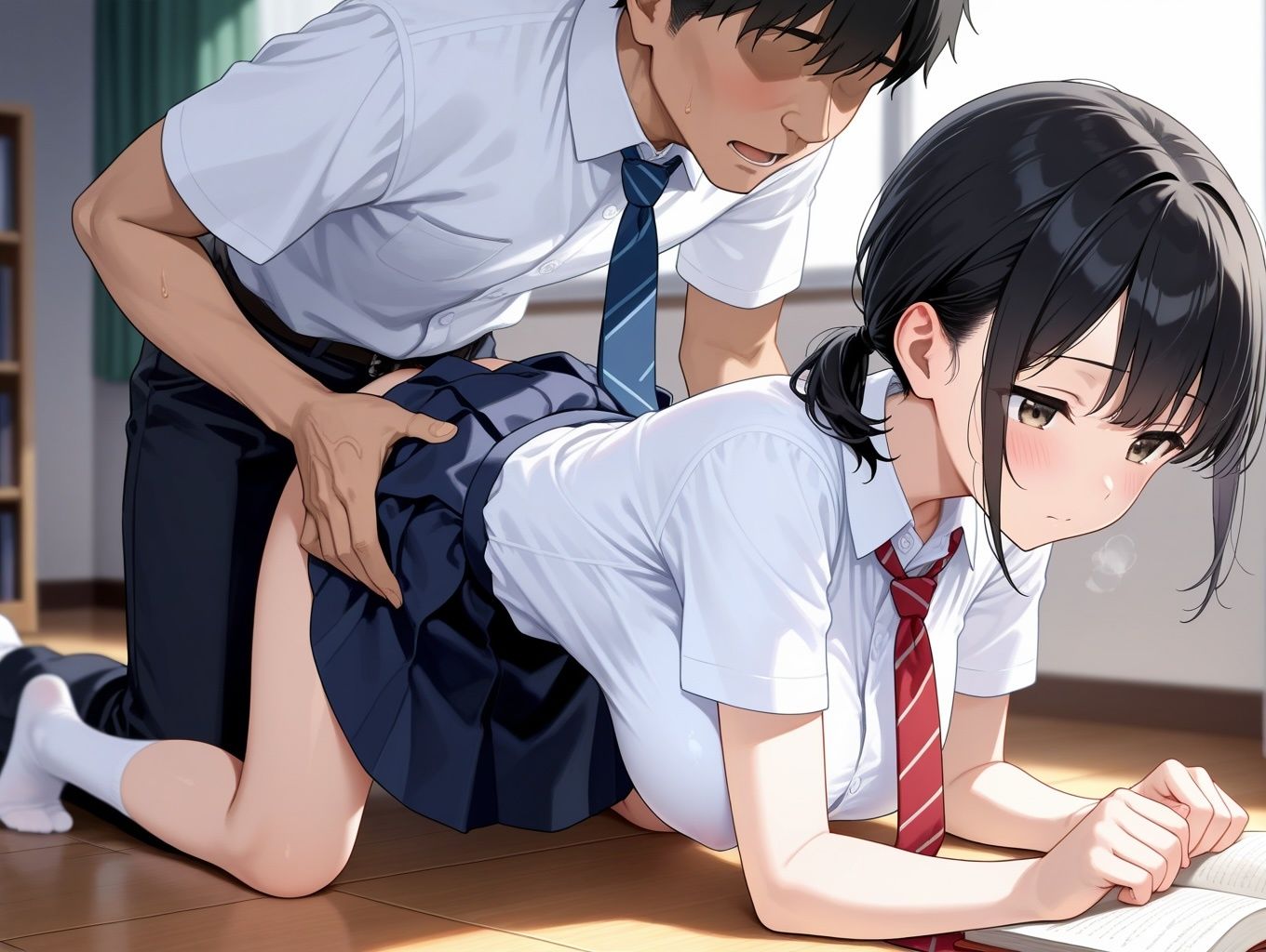 サンプル画像1:地味なスポーツ女子が想像以上にエロい子だった(生はむ少女) [d_547502]