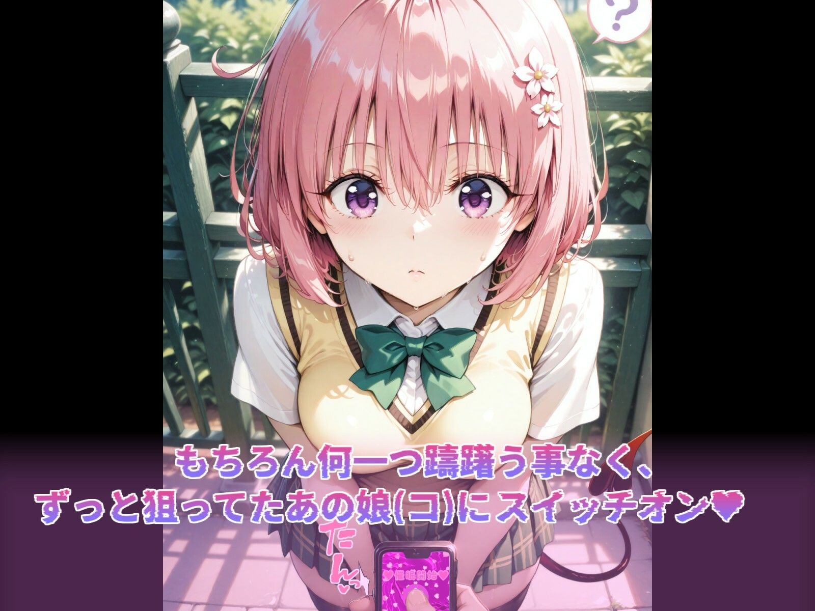 サンプル画像2:催●学園【モ◯・ベリア・デビルーク編】(ガーネット) [d_547651]