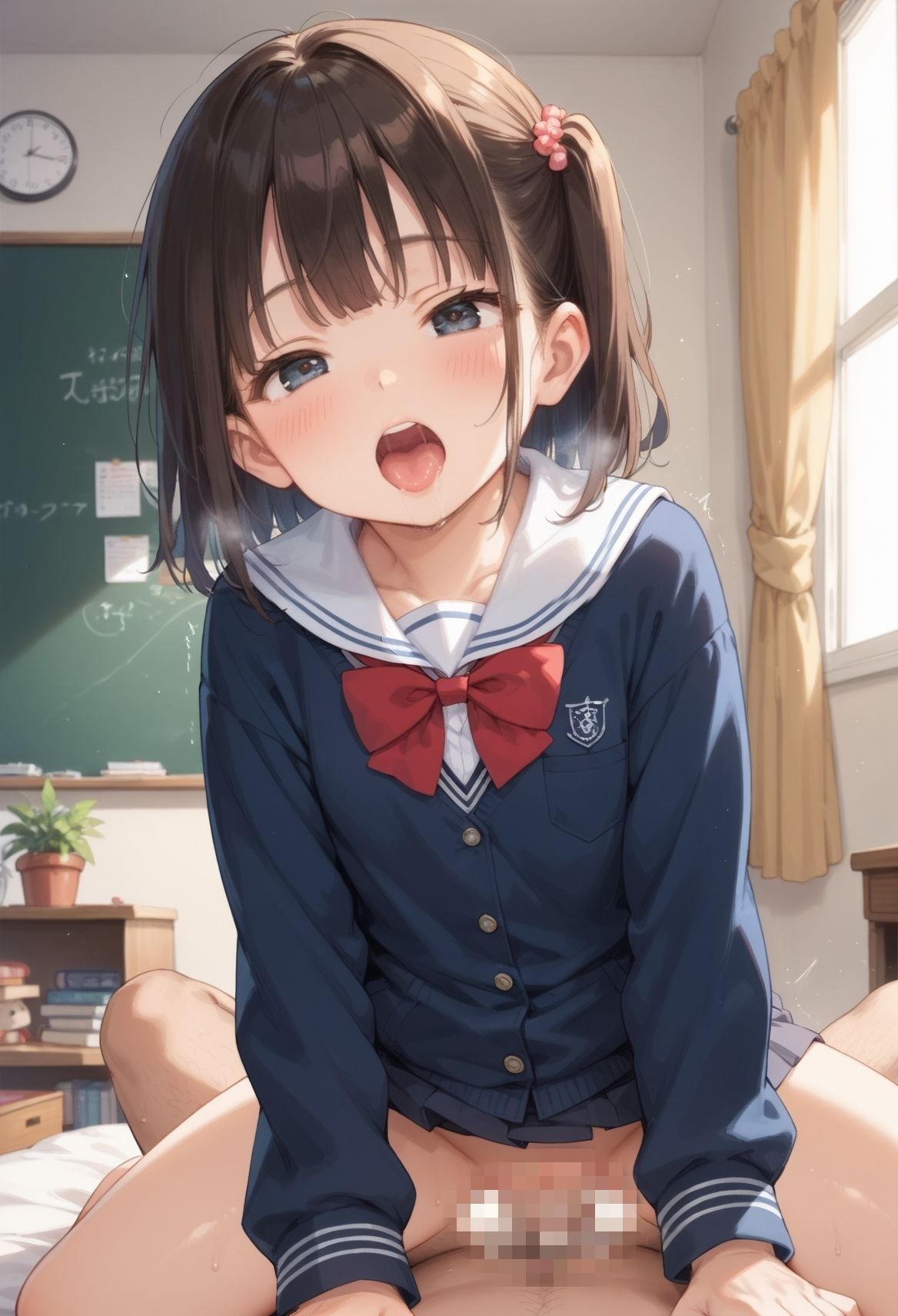 制服姿の妹1