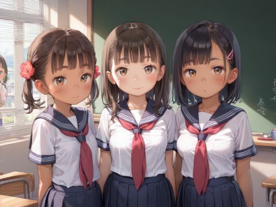 ロリっ子たちと種付け授業 画像1