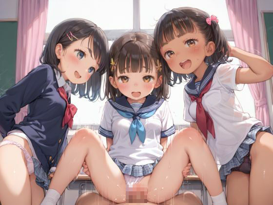ロリっ子たちと種付け授業 画像4