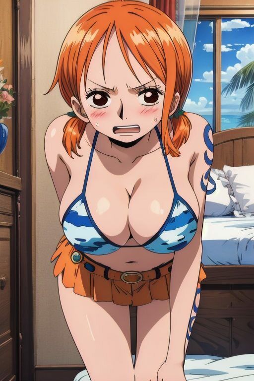 サンプル画像2:ナミさんと空島に行く前にひたすらHさせて欲しいと頼み込んでみた149枚(秋山堂) [d_547798]