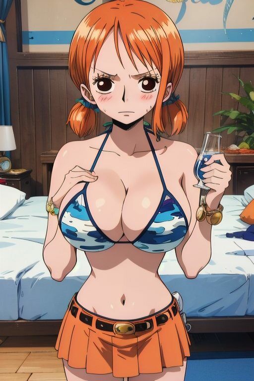 サンプル画像3:ナミさんと空島に行く前にひたすらHさせて欲しいと頼み込んでみた149枚(秋山堂) [d_547798]