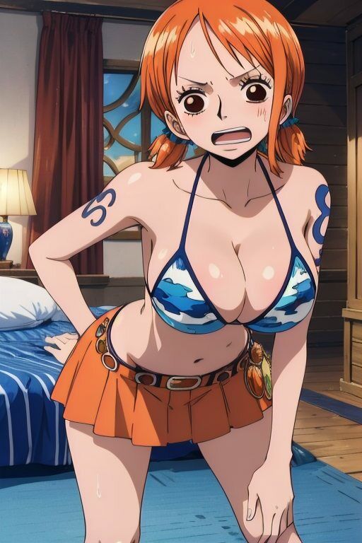 サンプル画像4:ナミさんと空島に行く前にひたすらHさせて欲しいと頼み込んでみた149枚(秋山堂) [d_547798]