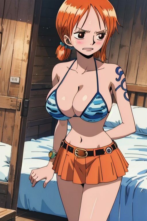 サンプル画像5:ナミさんと空島に行く前にひたすらHさせて欲しいと頼み込んでみた149枚(秋山堂) [d_547798]