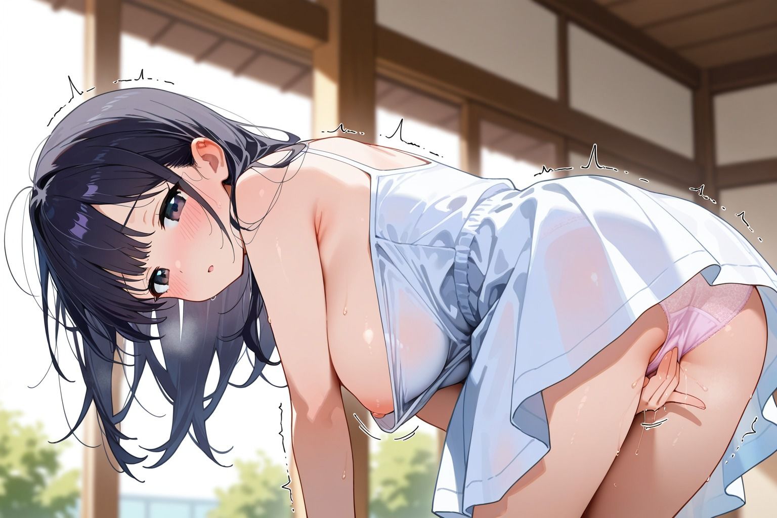 サンプル画像4:爆乳女子校生  保健室で見せつけオナニー(あらびきコショウ) [d_547935]