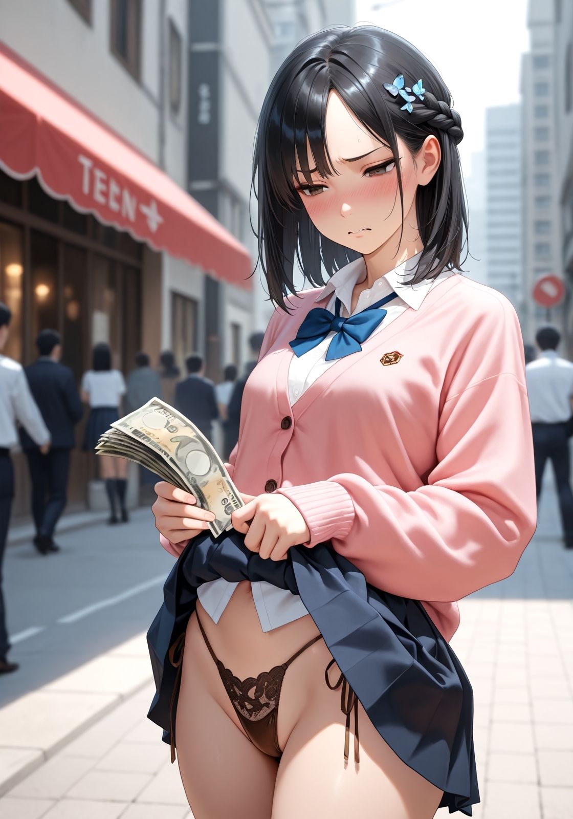 サンプル画像2:お金さえあれば  〜悔しい〜(ニッチッチ) [d_547946]