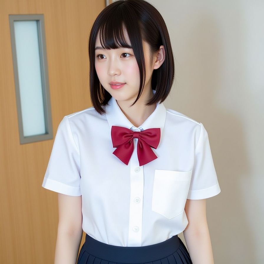 サンプル画像1:制服特化 -AIグラビア写真集-(AIグラビア館) [d_548057]