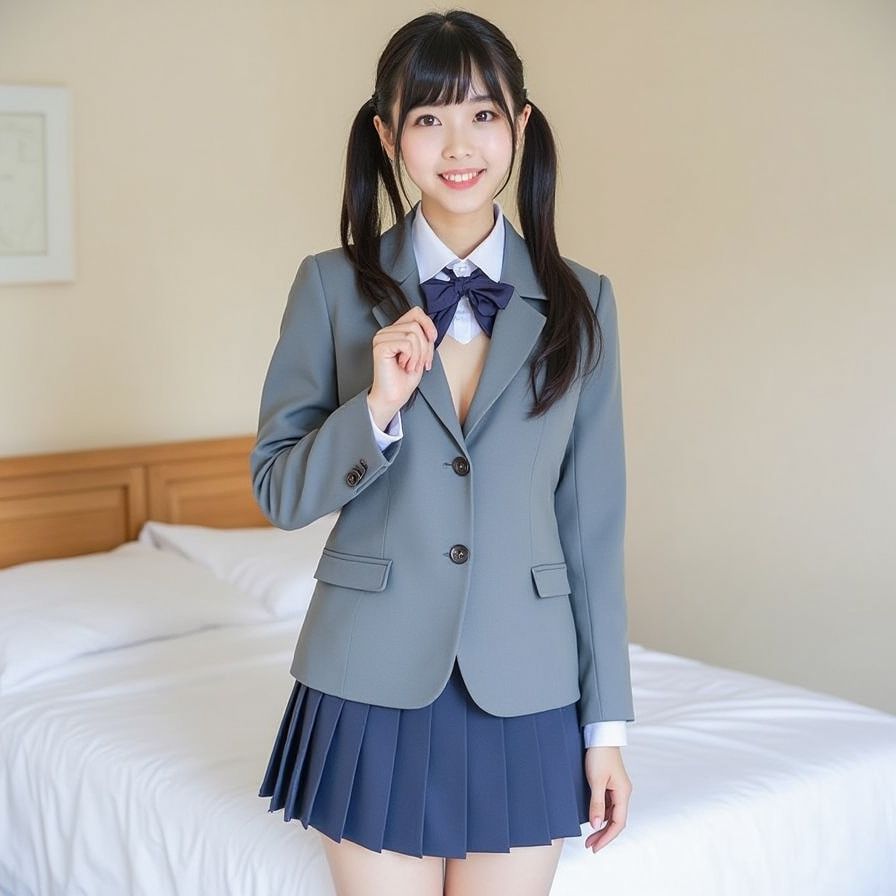 サンプル画像4:制服特化 -AIグラビア写真集-(AIグラビア館) [d_548057]