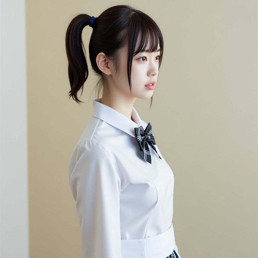 サンプル画像5:制服特化 -AIグラビア写真集-(AIグラビア館) [d_548057]