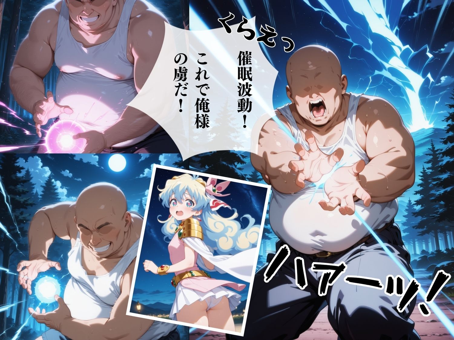 サンプル画像3:【完全敗北】ニア・テ◯ペリン〜雨の山林で、彼女の美しさが汚されていく〜(種きゅん☆ハーレム計画) [d_548080]