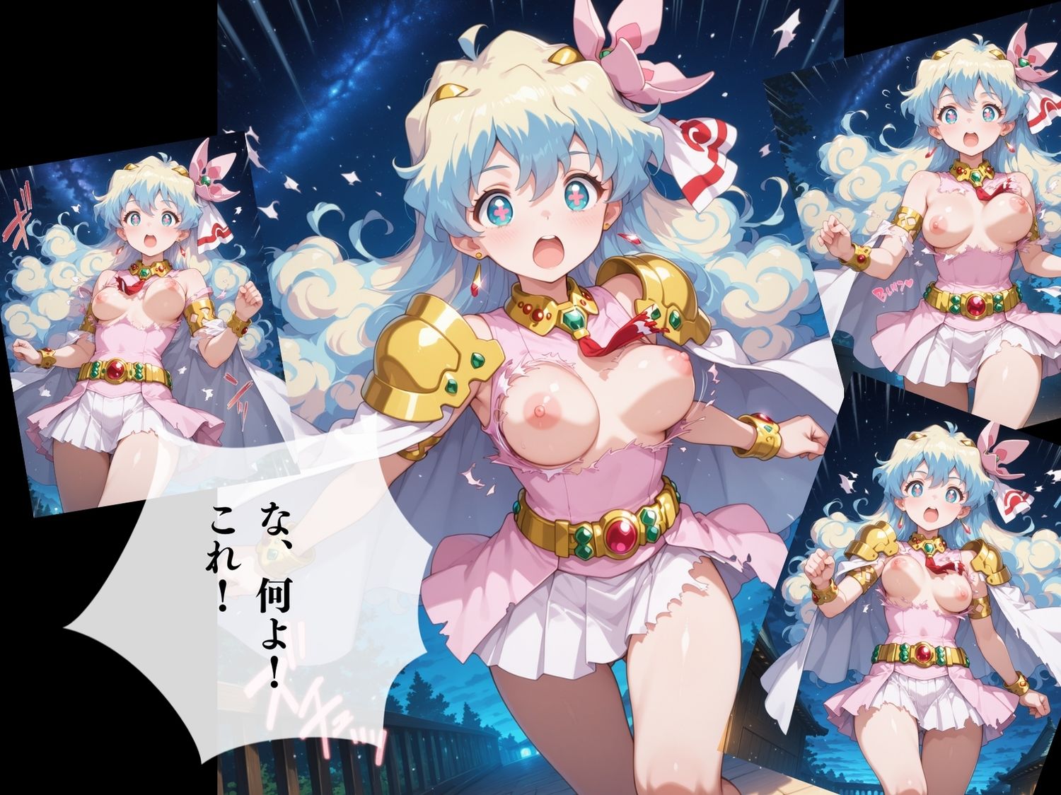 サンプル画像4:【完全敗北】ニア・テ◯ペリン〜雨の山林で、彼女の美しさが汚されていく〜(種きゅん☆ハーレム計画) [d_548080]