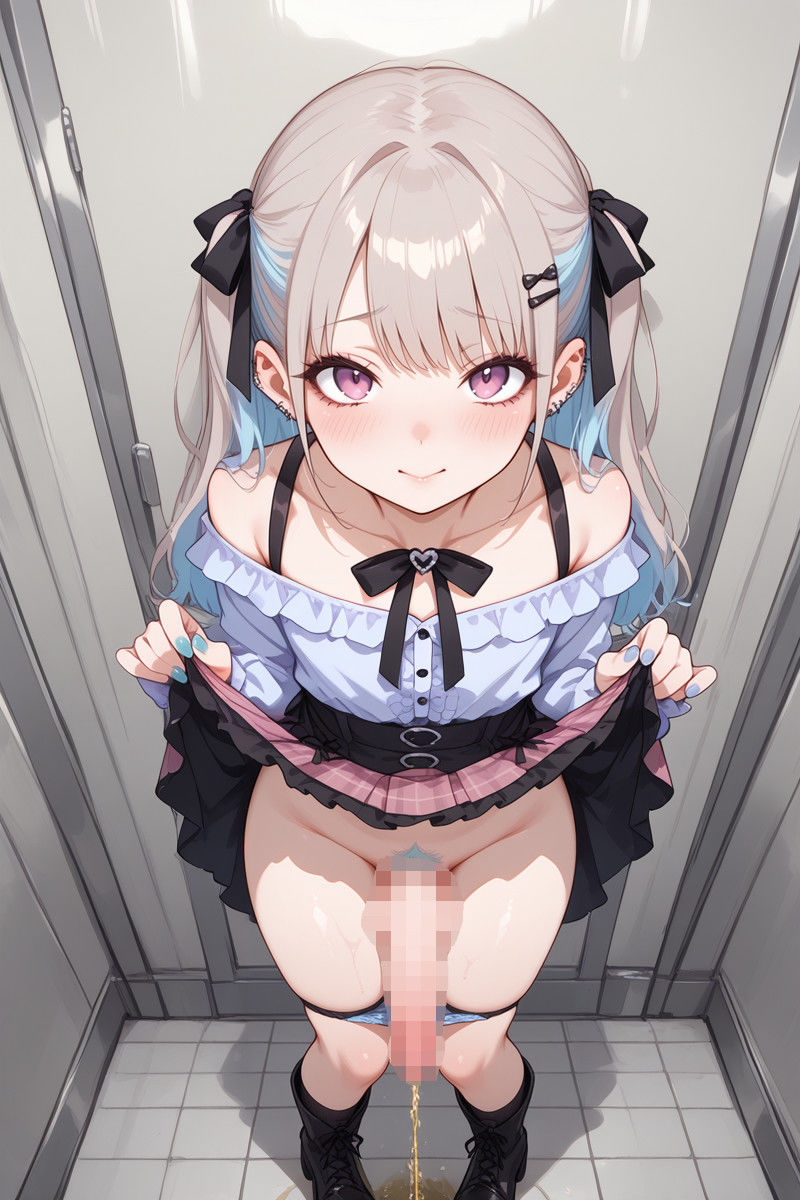 サンプル画像2:地雷系男の娘のドキドキ公衆排泄(CRIS STAGE) [d_548179]