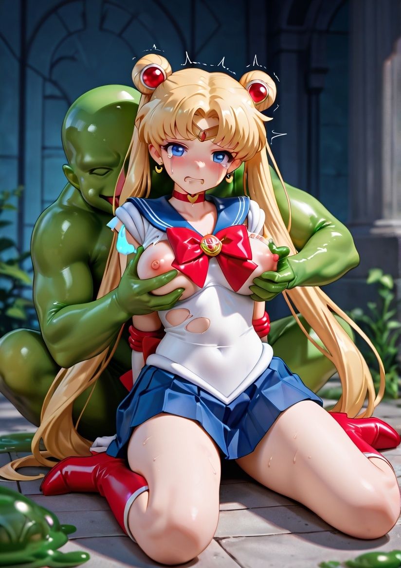 サンプル画像3:異種姦ダンジョン〜セー◯ームーン〜(ふわもこ庵) [d_548183]