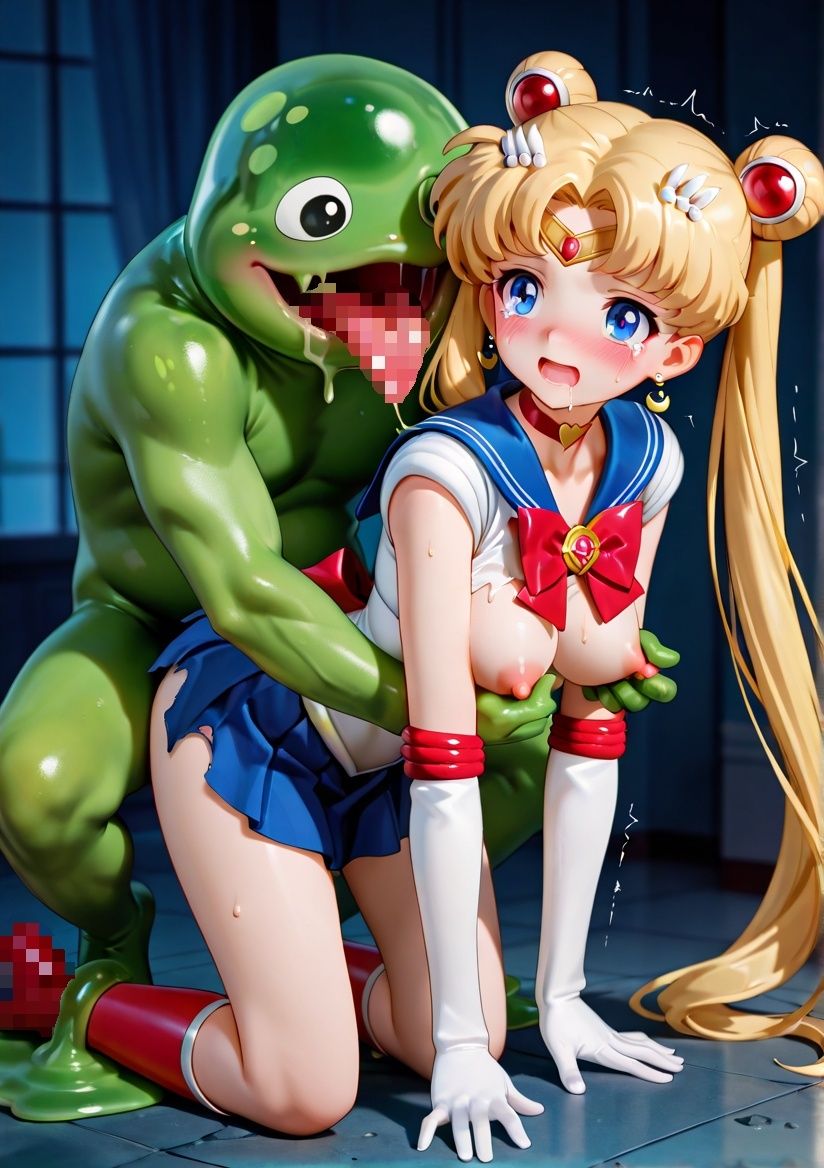 サンプル画像4:異種姦ダンジョン〜セー◯ームーン〜(ふわもこ庵) [d_548183]