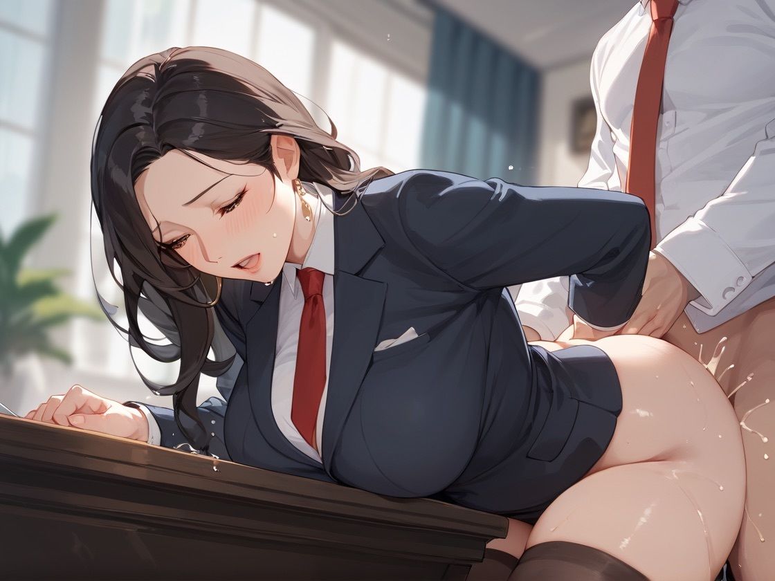 サンプル画像1:高級ホテルのルームサービスは人妻巨乳によるご奉仕(にょん) [d_548207]