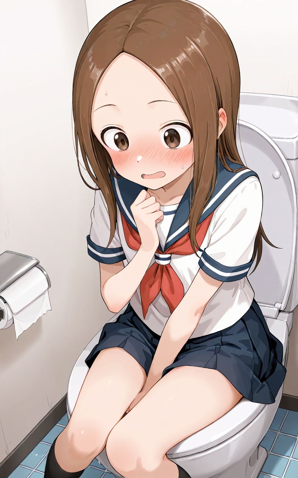 サンプル画像2:トイレで(いちはち) [d_548255]