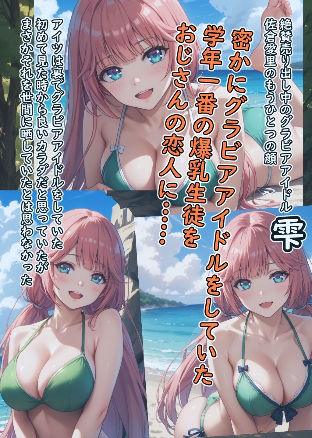 サンプル画像2:ようこそおじさんの種付け楽園へ  密かなアイドルと(脱兎ハット) [d_548257]