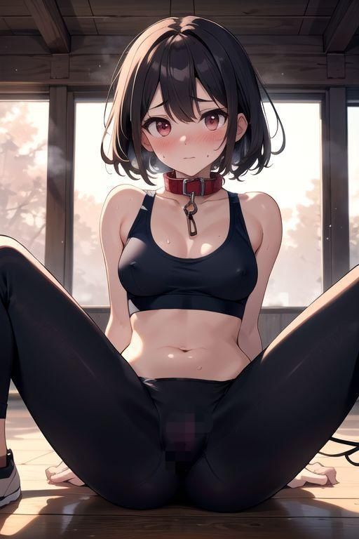 サンプル画像3:スポーツ美少女☆性器品評会(AI kawaii girl) [d_548339]