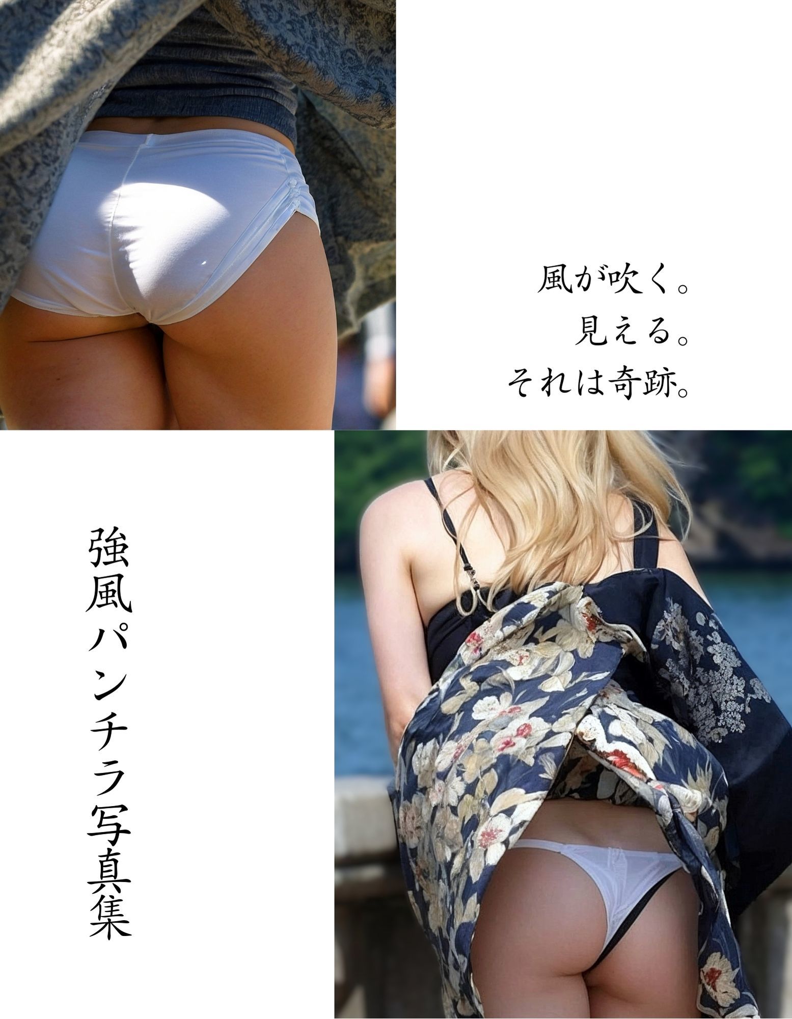 サンプル画像1:強風パンチラ写真集(アスファルトキャット・クリエイションズ) [d_548341]