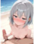 ジト目の美少女とビーチで！3