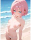ジト目の美少女とビーチで！3