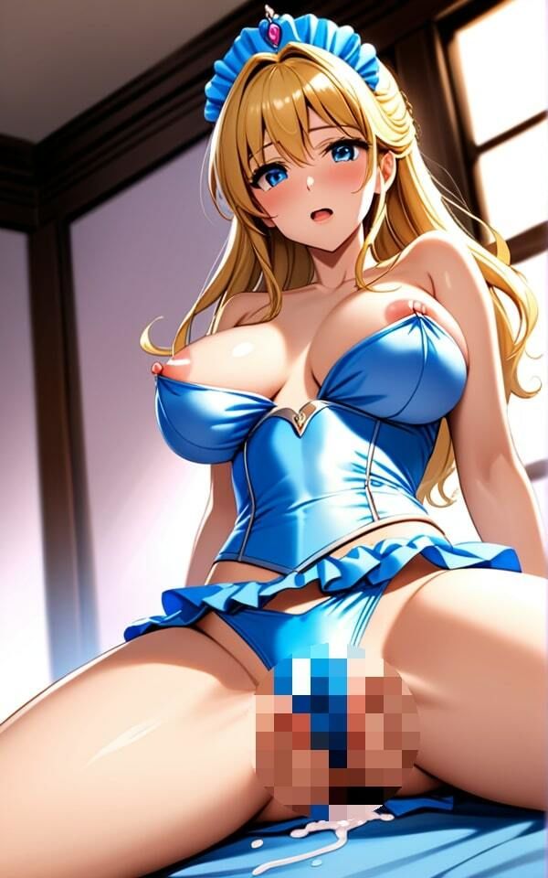 サンプル画像1:シンデレラが巨乳でエロ過ぎた！「ドレスの中が濡れてるの中に入れて下さい！」(青空と青春) [d_548645]