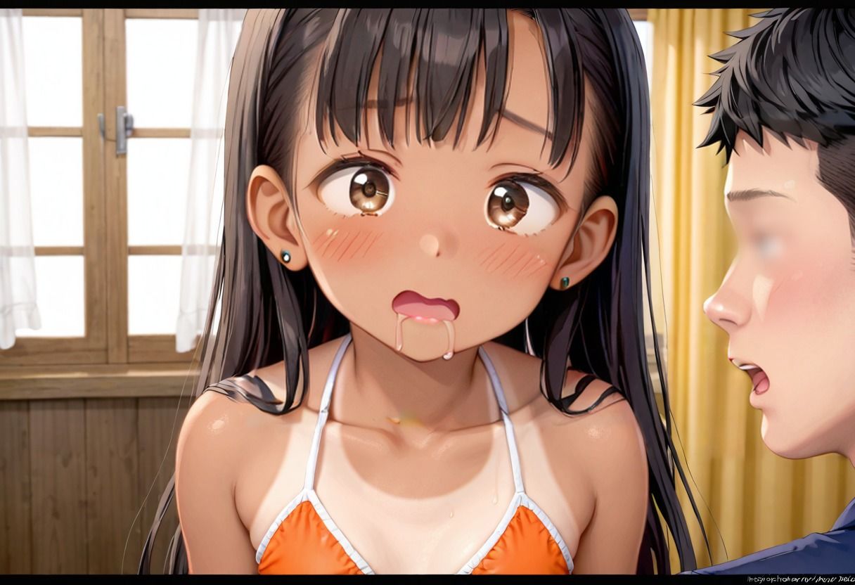 サンプル画像5:褐色少女の初めてのエッチ記録(禁断果汁) [d_548695]