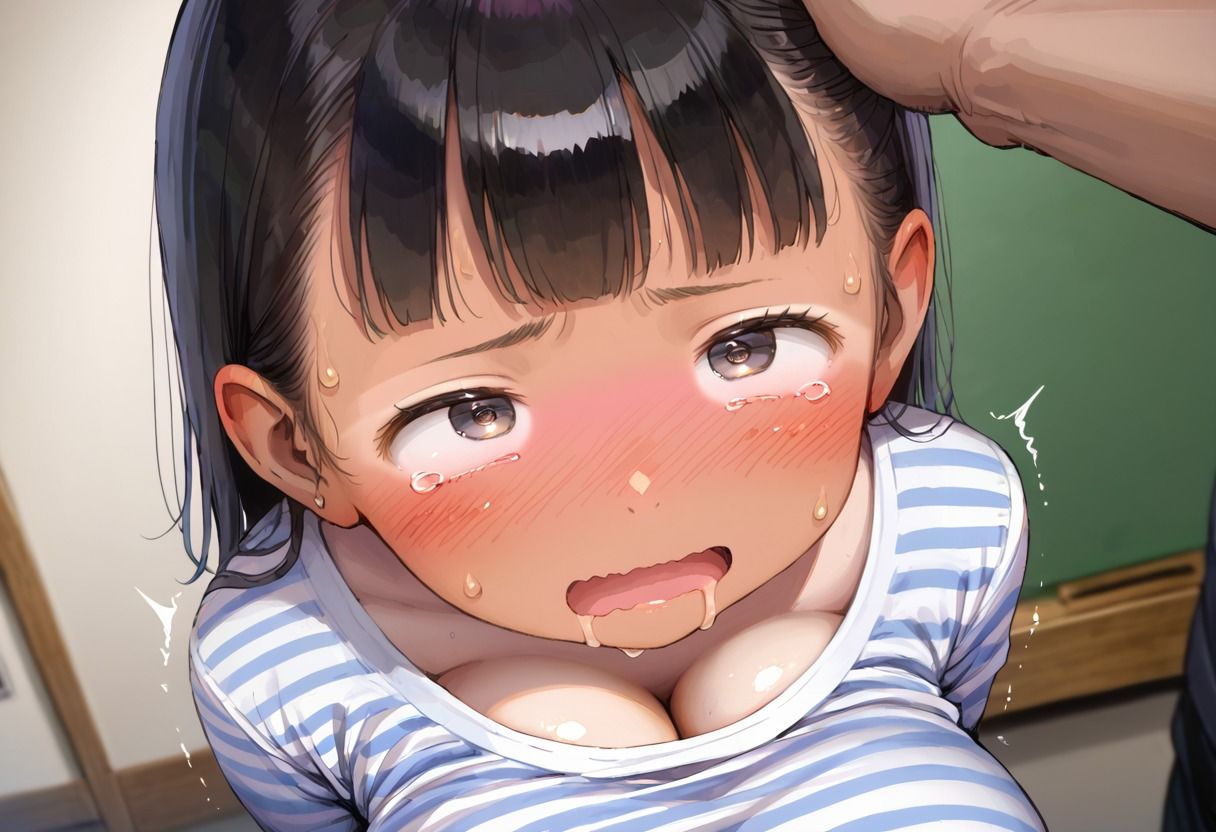 サンプル画像2:ぶっかけ催●で巨乳褐色少女、敏感になりガチイキ！(ロリかわ) [d_548700]