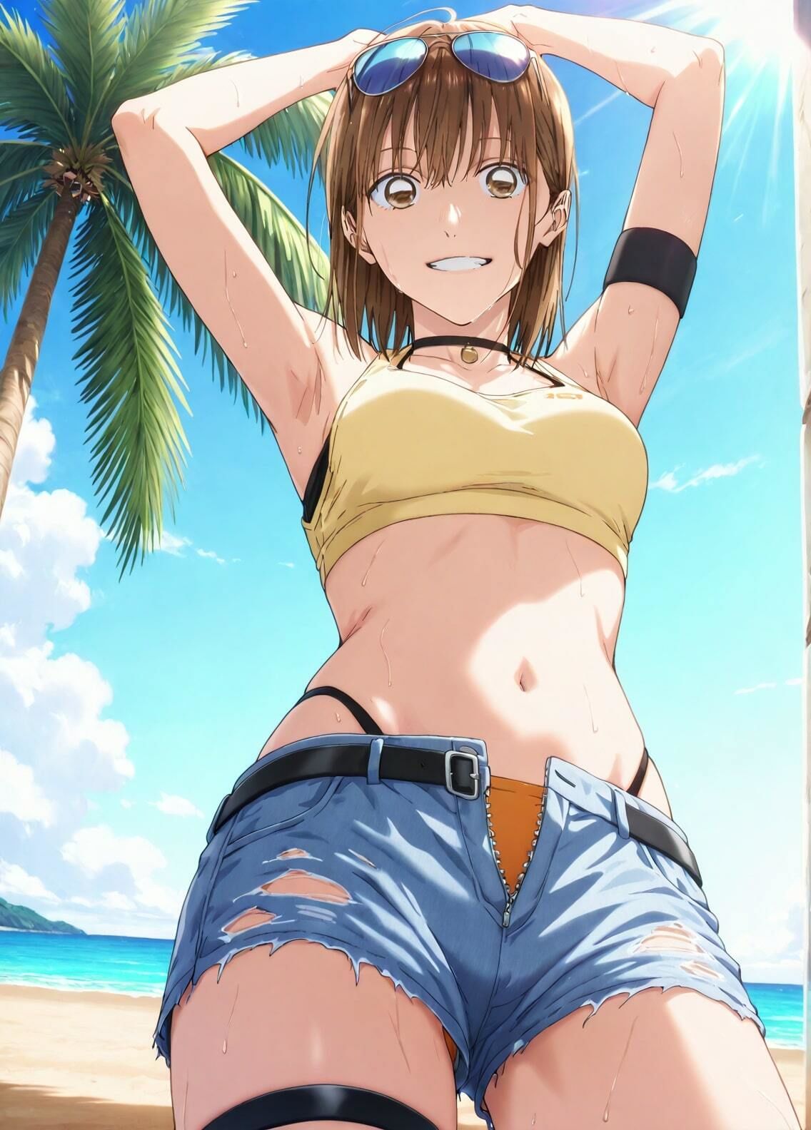 サンプル画像1:「アオのハコ」鹿野千夏セクシー写真集8（全500枚）(人の海) [d_548884]