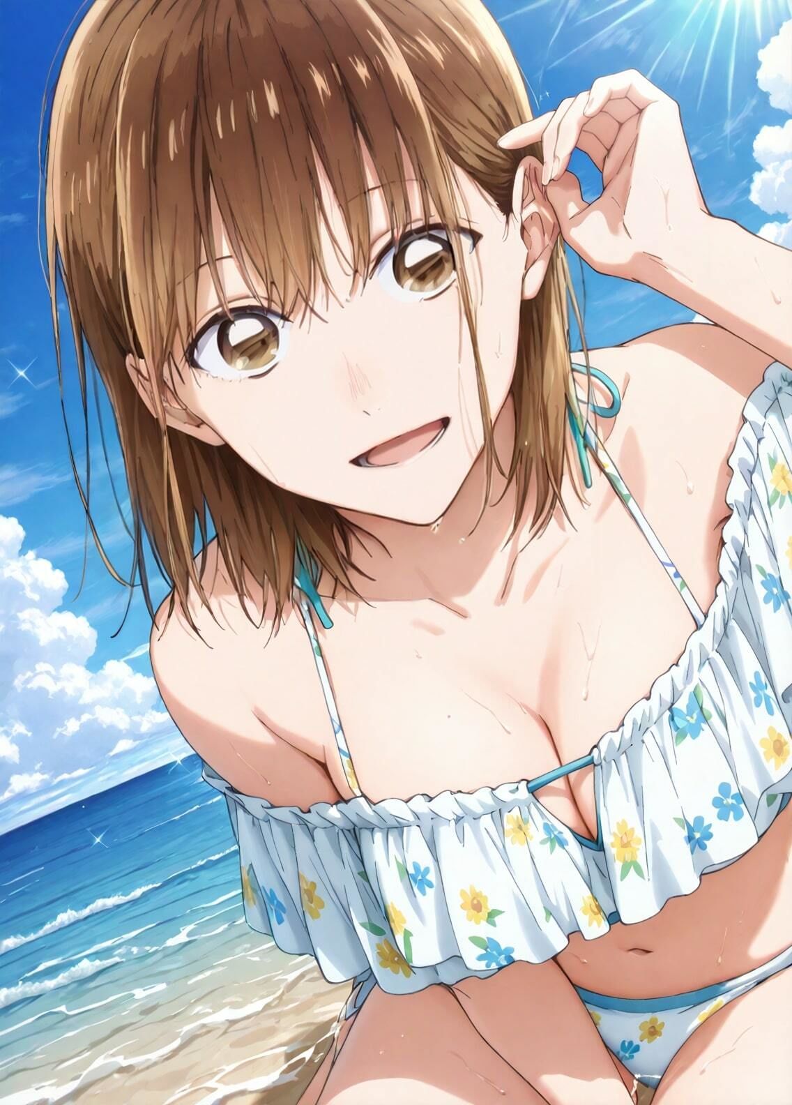 サンプル画像2:「アオのハコ」鹿野千夏セクシー写真集8（全500枚）(人の海) [d_548884]