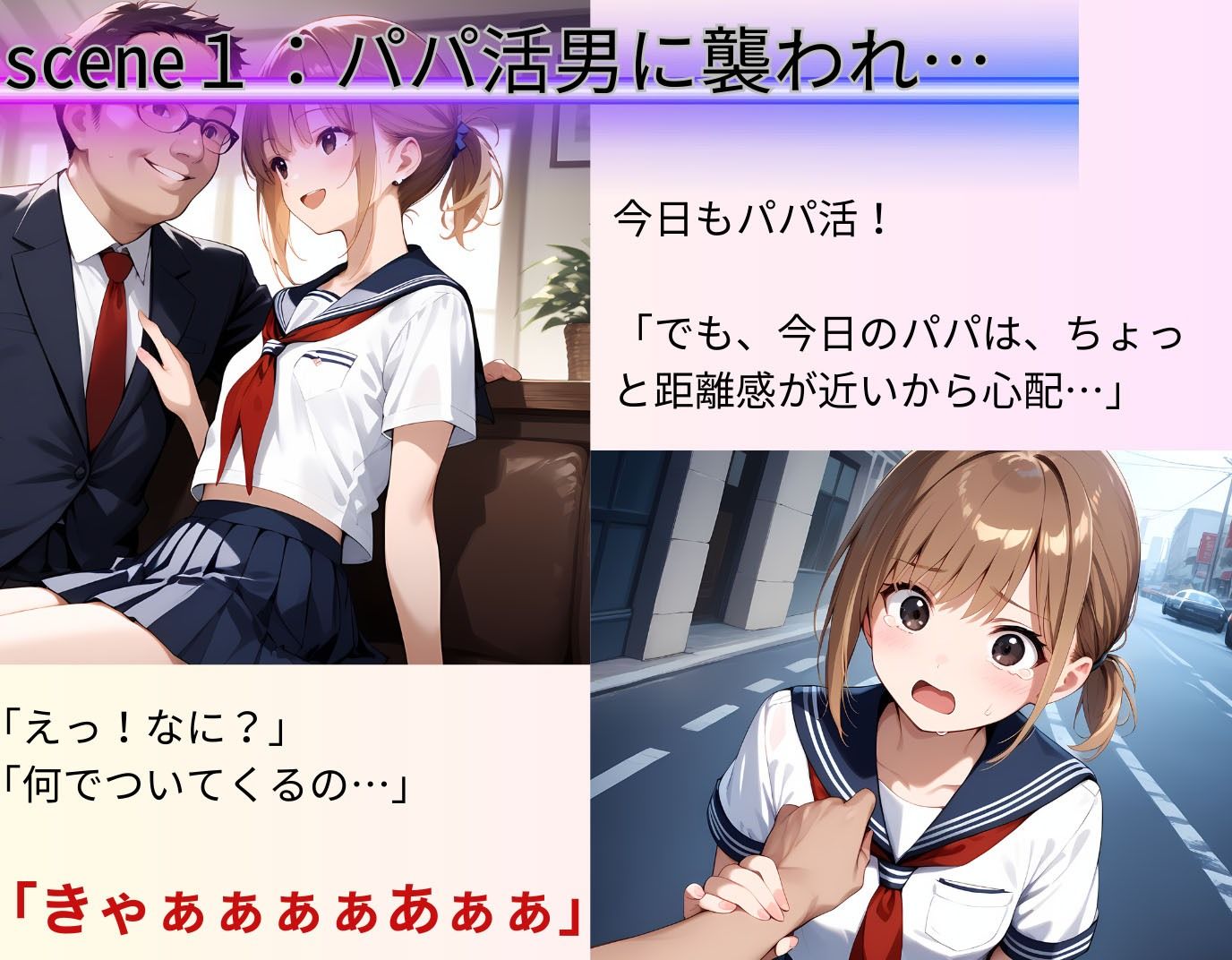 サンプル画像3:性玩具と化したパパ活女子の末路(制服物語) [d_548912]