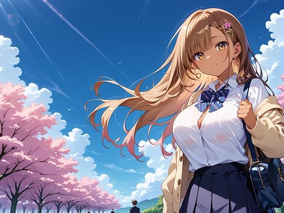 サンプル画像1:巨乳褐色 単位が欲しい生意気な爆乳生徒キメセクプロジェクト(マジカルきなこ) [d_548925]