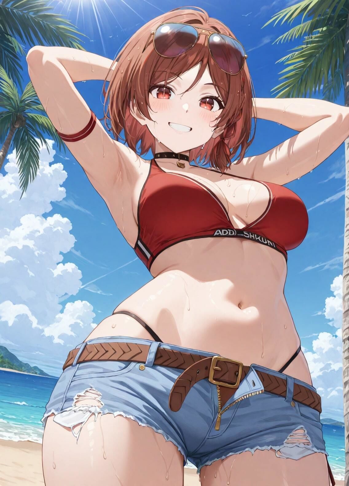 サンプル画像1:「クラスの大嫌いな女子と結婚することになった」桜森朱音セクシー写真集4（全500枚）(人の海) [d_548937]
