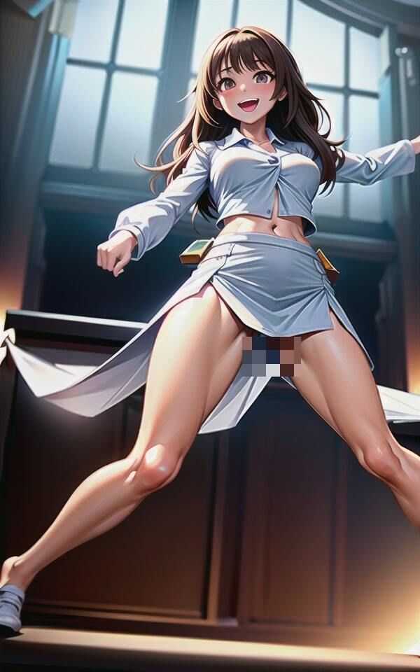 サンプル画像1:生徒会長の枕営業・・・先生にパイパンのおまんこを見せつけていた・・・(レッドドラゴン企画) [d_548948]