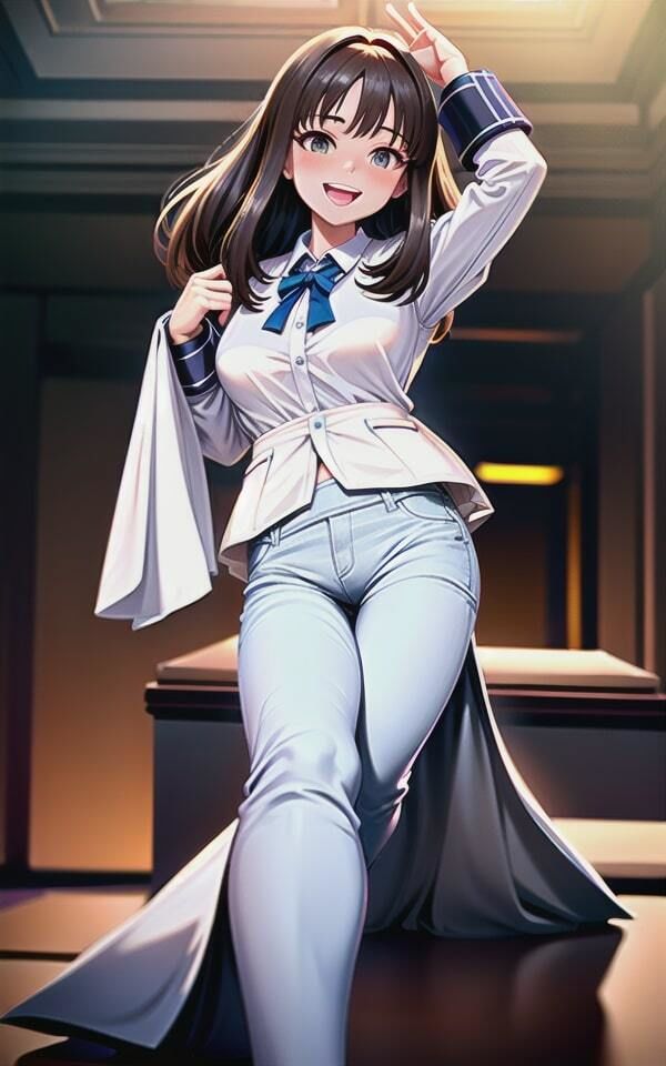 サンプル画像3:生徒会長の枕営業・・・先生にパイパンのおまんこを見せつけていた・・・(レッドドラゴン企画) [d_548948]