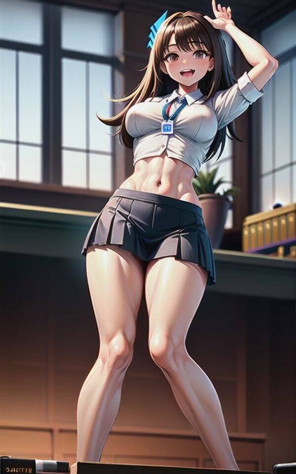 サンプル画像5:生徒会長の枕営業・・・先生にパイパンのおまんこを見せつけていた・・・(レッドドラゴン企画) [d_548948]