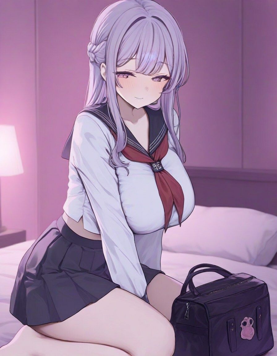 サンプル画像1:制服女子〜不思議系JKにラブホで連続種付け〜(実用性) [d_549003]