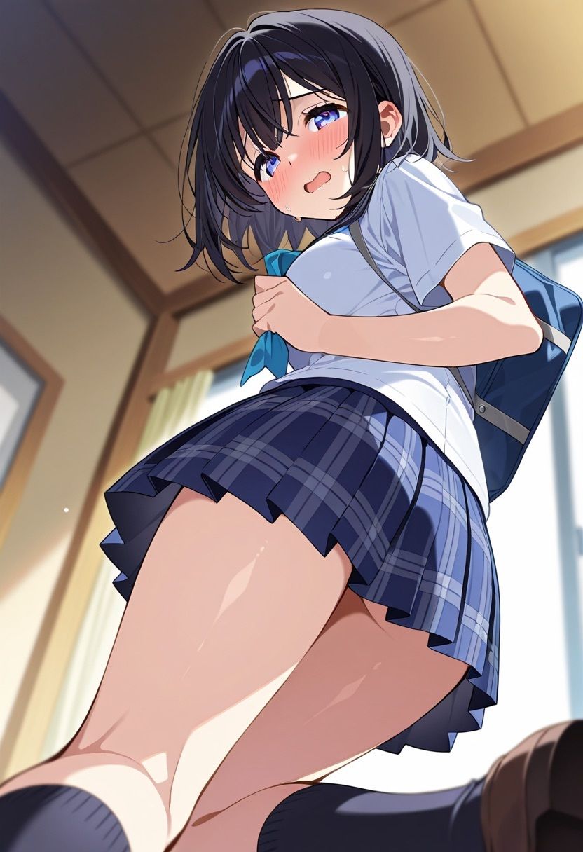 サンプル画像1:帰宅中の女子校生を強引に連れて失禁調教(ハーレムナイト) [d_549039]
