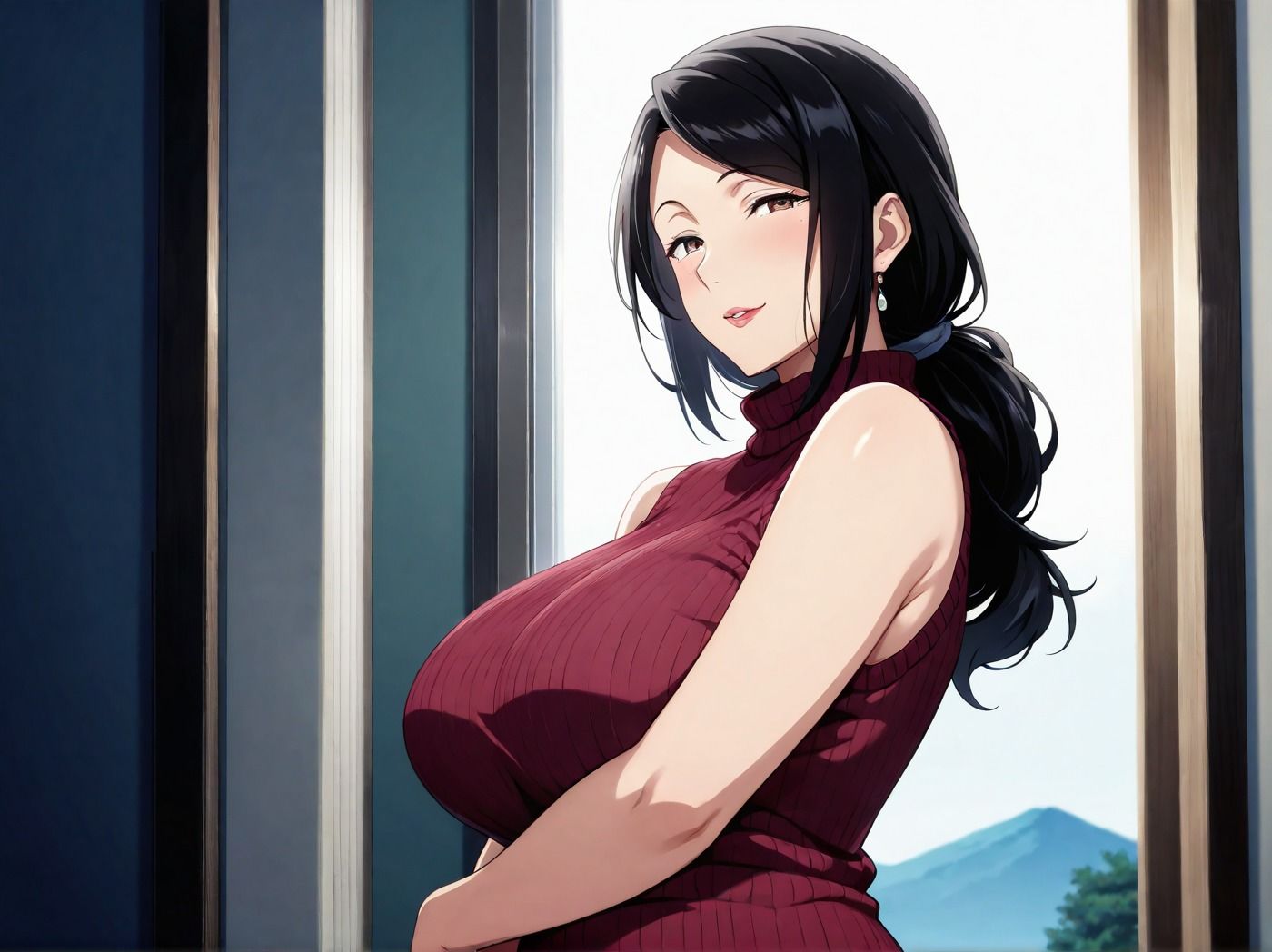 サンプル画像1:爆乳レス妻  義父の巨根に堕ちる(くみん) [d_549043]