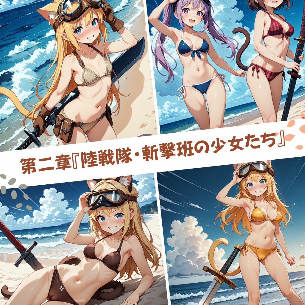 サンプル画像3:ねこみみ連合王国見聞録 シリーズ  1「猫耳少女陸戦隊の休日」(みこっちゃん出版) [d_549094]