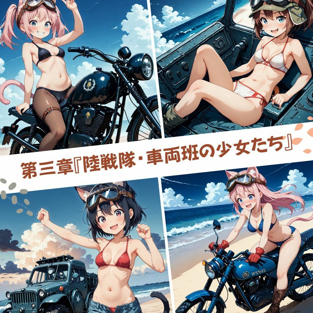 サンプル画像4:ねこみみ連合王国見聞録 シリーズ  1「猫耳少女陸戦隊の休日」(みこっちゃん出版) [d_549094]