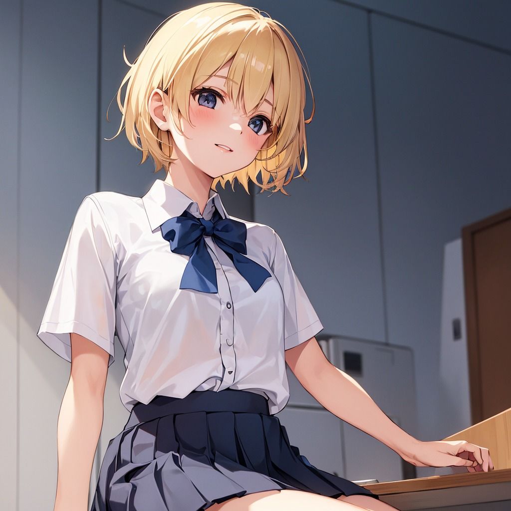 金髪J系孕ませセックス_0