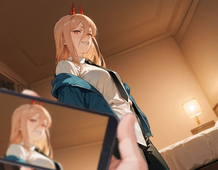 サンプル画像3:【完全版】膣出ししてくれませんか？-パ●ー（チェ●ソーマン）-(Mr.Eの研究室) [d_549133]