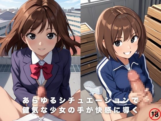 サンプル画像2:手コキJKマニアックス 〜終わらない快感の誘惑〜(ふぉーすたー商会) [d_549143]