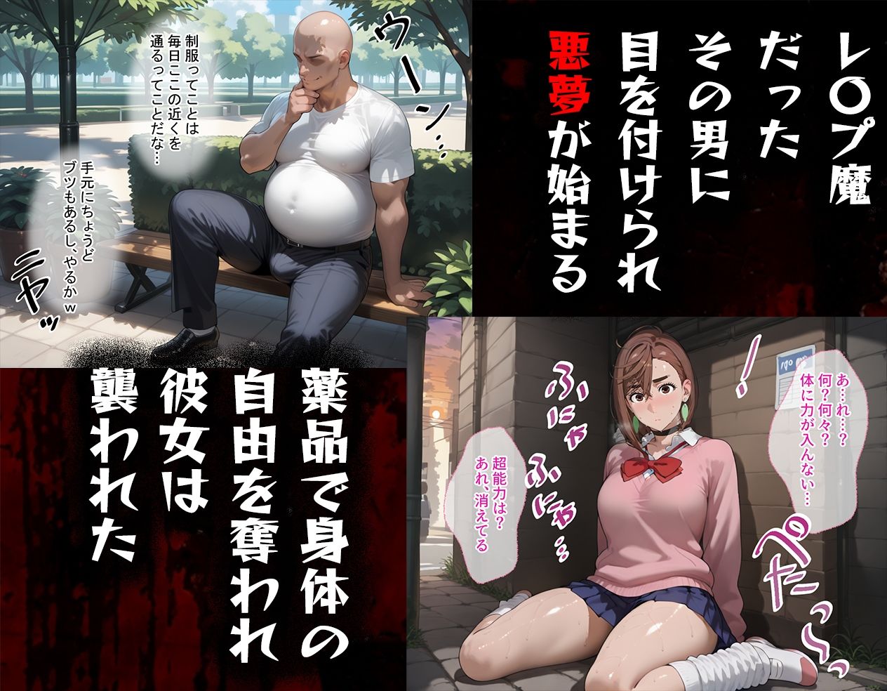 サンプル画像2:タバコを注意しただけなのに ダンダダン  綾瀬桃編(きぷろす) [d_549152]