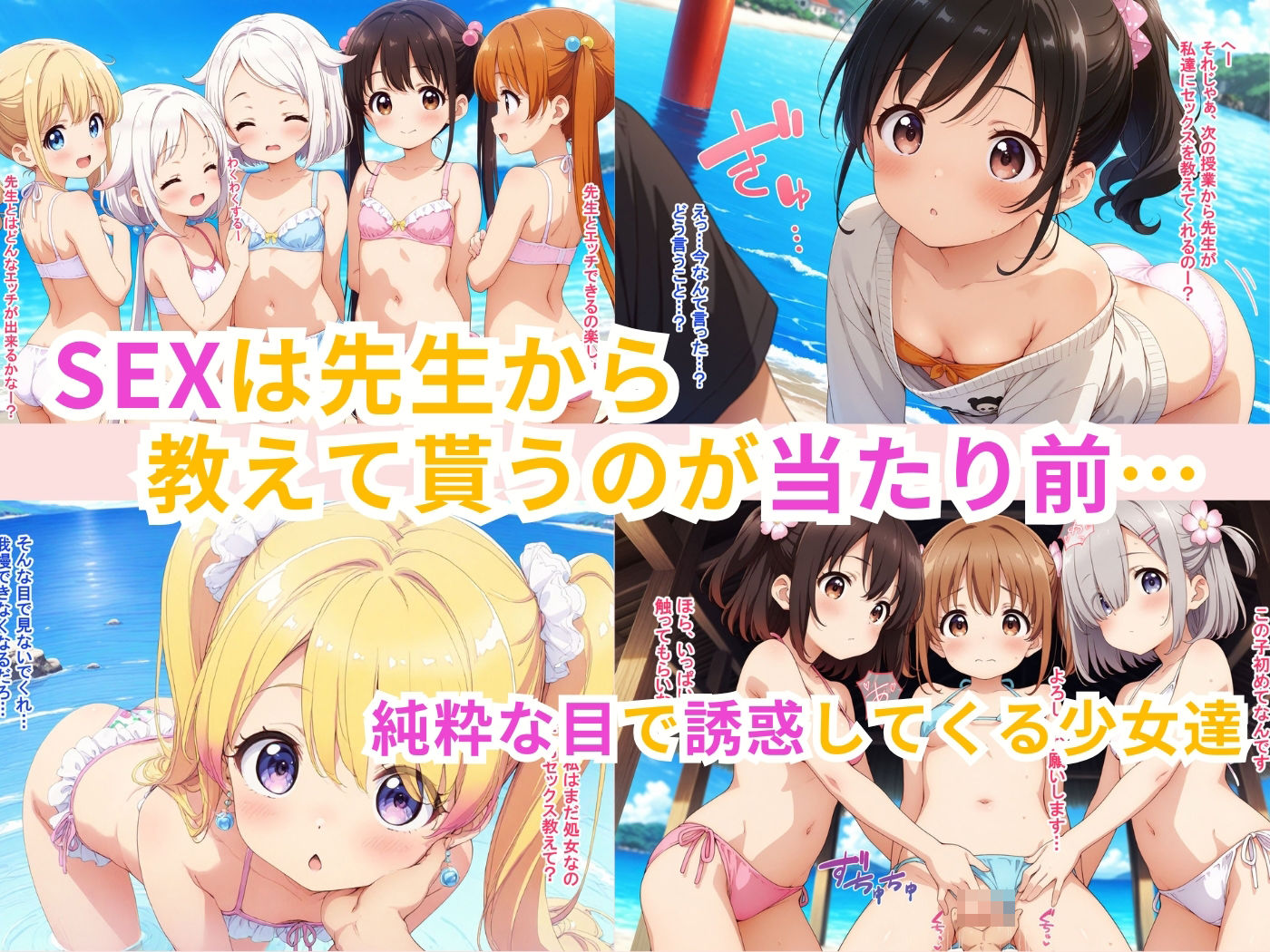 赴任先の離島で教え子と中出しSEXする話！ エンジェル エロ画像3