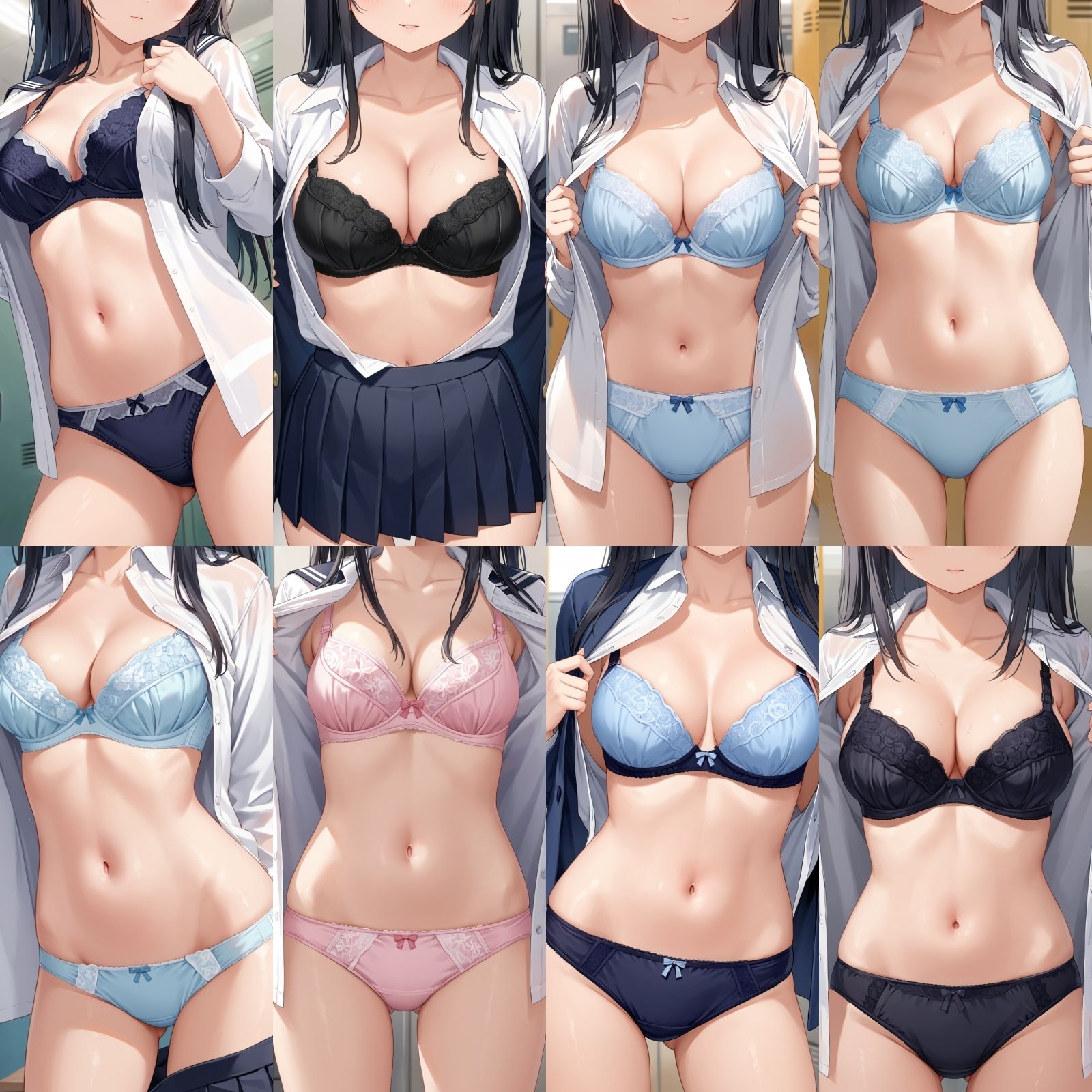 サンプル画像6:同級生の着替え盗撮2【500枚】(女子高生) [d_549186]