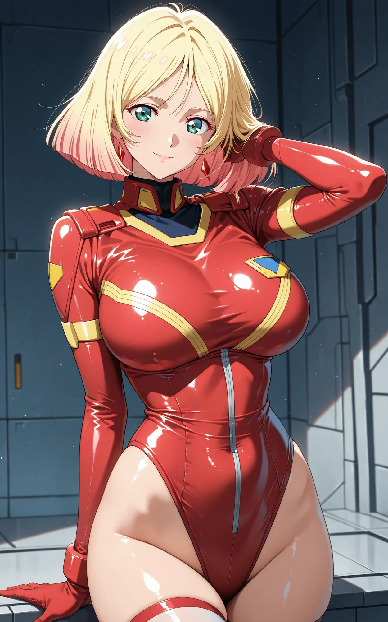 サンプル画像1:【発情美少女】機動戦士ガ☆ダム セイラ ☆ス編(画像生成マン) [d_549233]