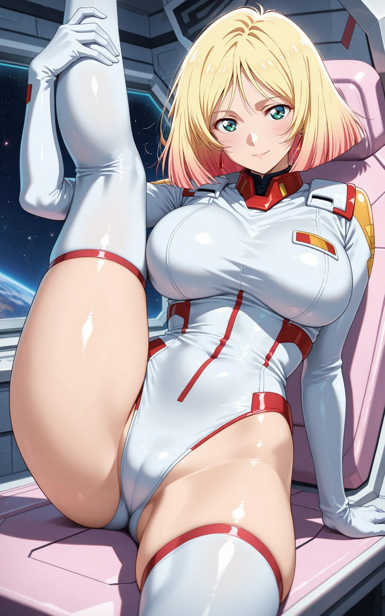 サンプル画像3:【発情美少女】機動戦士ガ☆ダム セイラ ☆ス編(画像生成マン) [d_549233]